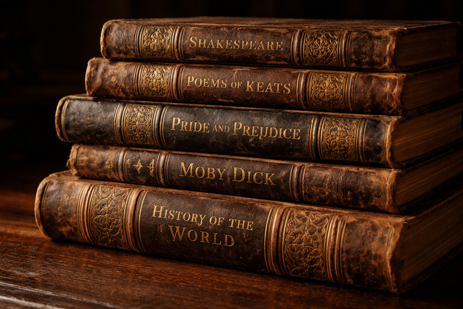 Antika kitap koleksiyonu